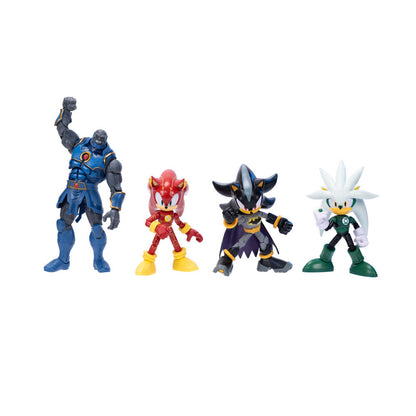 Blister 4 figures Sonic The Hedgehog DC Comics 12cm