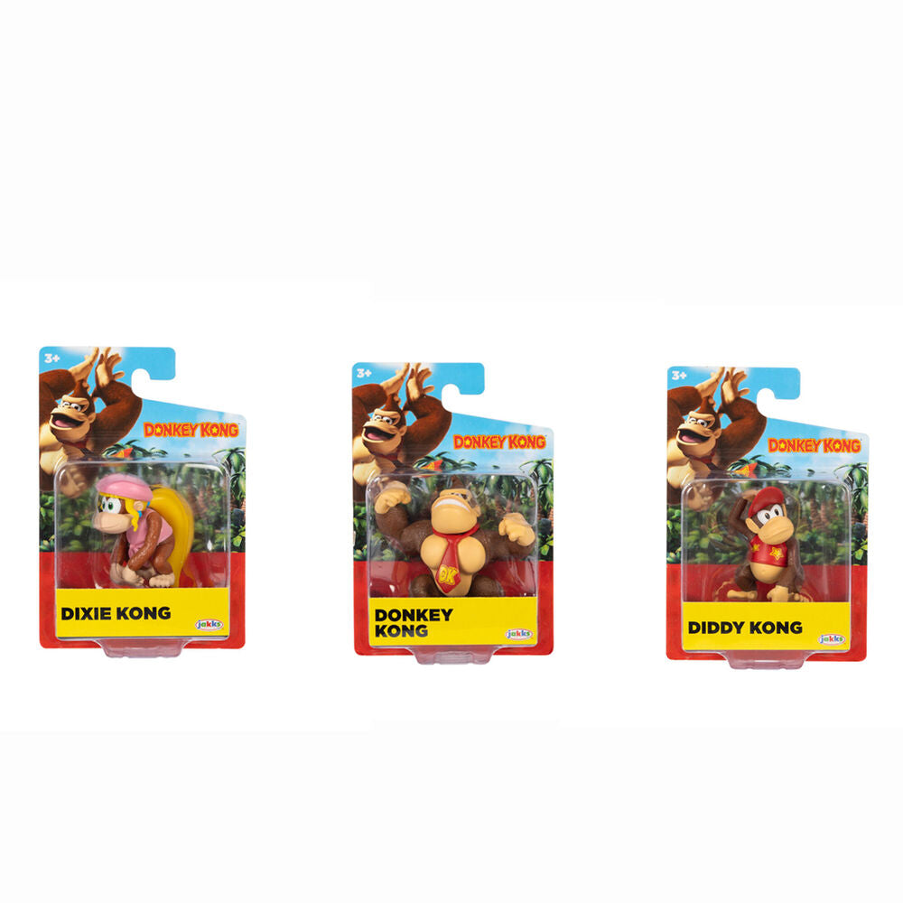 donkey kong figure 6cm assorted