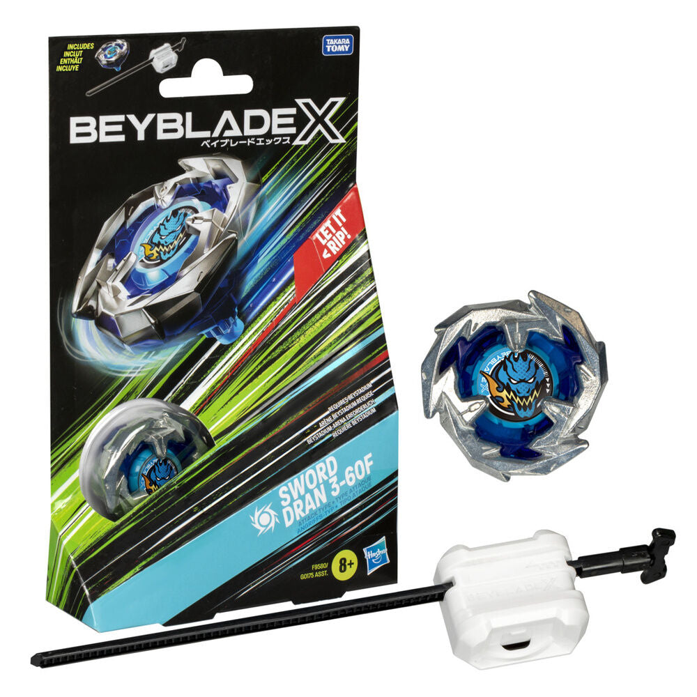Kit de démarrage assorti Sword Dran 3 60F Beyblade X