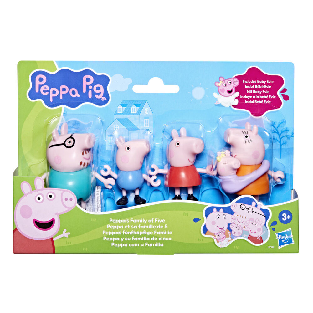 peppa pig 5 figure blister pack