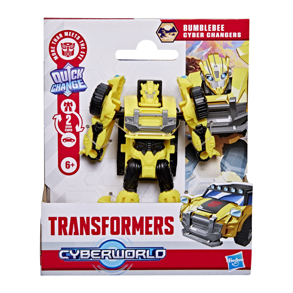figure bumblebee cyberworld transformers 10cm