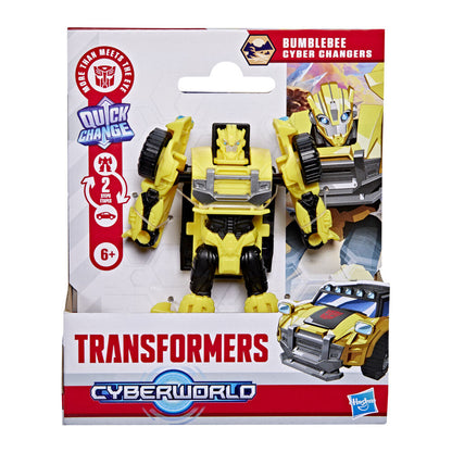 figure bumblebee cyberworld transformers 10cm
