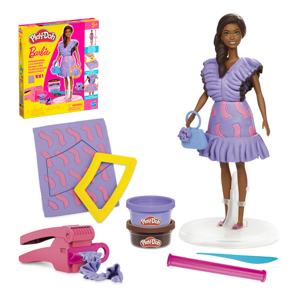 barbie play doh dressmaker ruffles