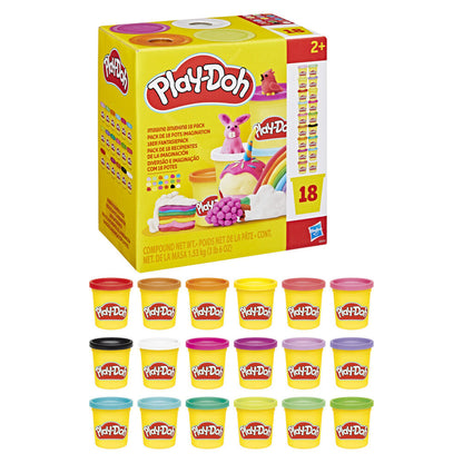 Set 18 Play Doh Plasticine Jars