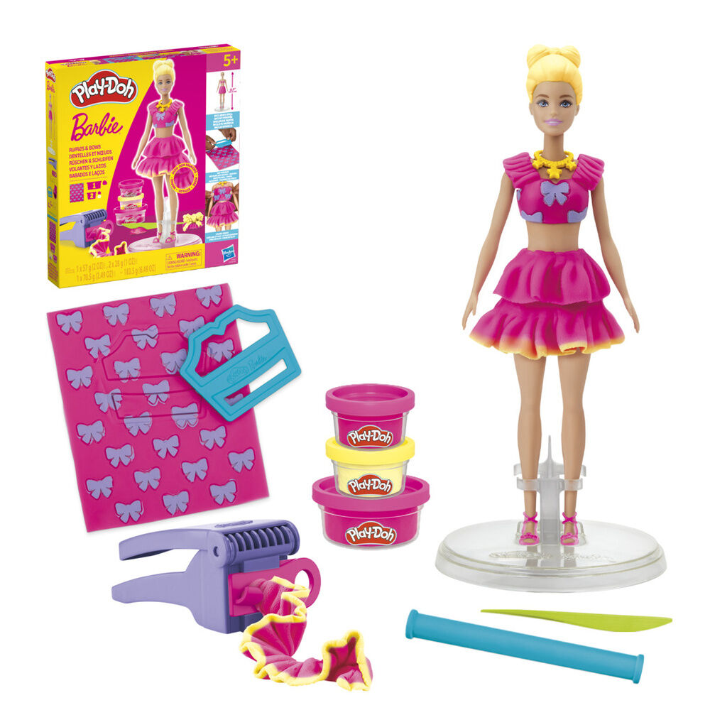 Balze e fiocchi di Play Doh per Barbie