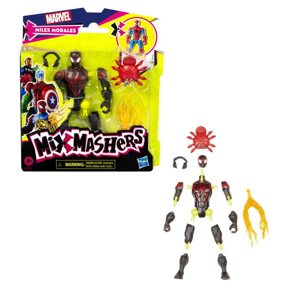 Miles Morales Mix Mashers Marvel Figure 12 cm