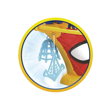 Toile d'araignée et bateau pirate à bulles Spidey Marvel