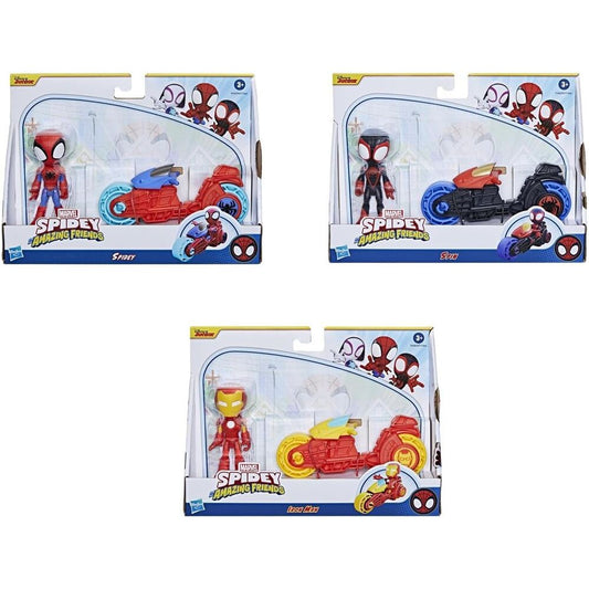 vehicle  spider man marvel 10cm figure (assorted)