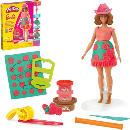 barbie play doh roses and bangs