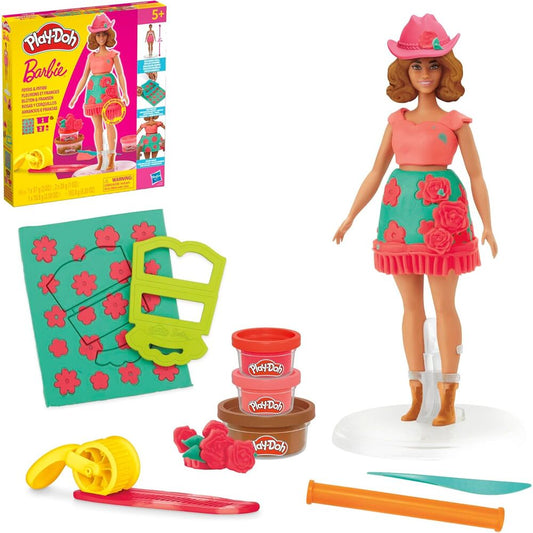 barbie play doh roses and bangs