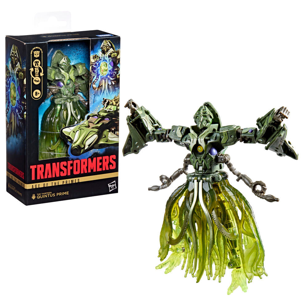 Figura Quintus Prime da Décima Terceira Era dos Primes Transformers 14cm