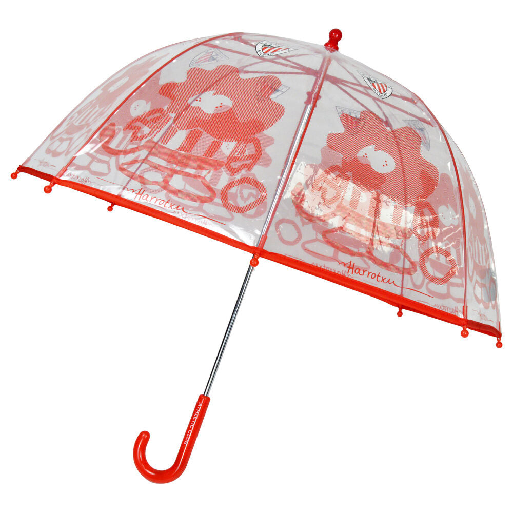 athletic club 48cm transparent bubble manual umbrella