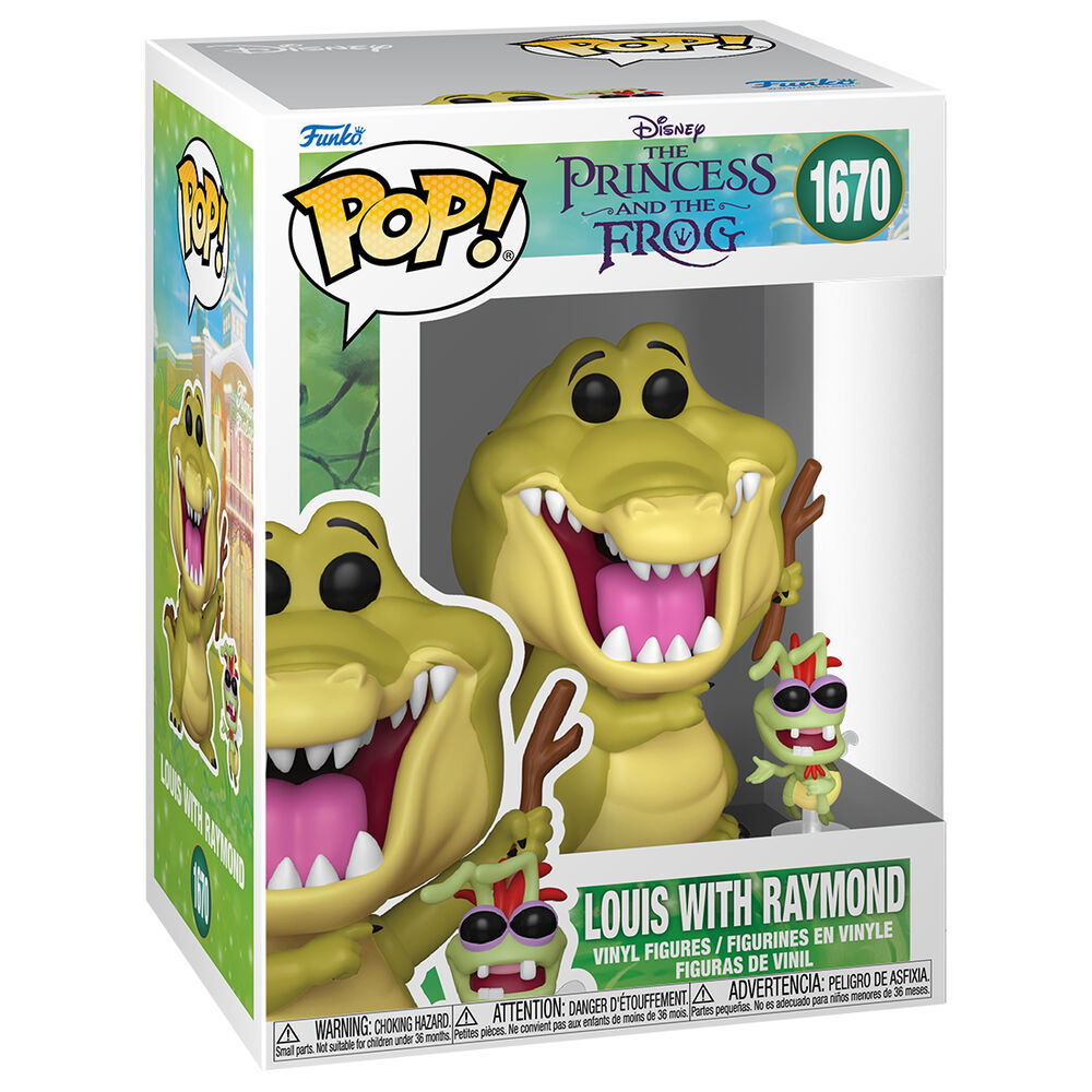 Disney POP Figure Tiana and the Frog Louis with Raymond