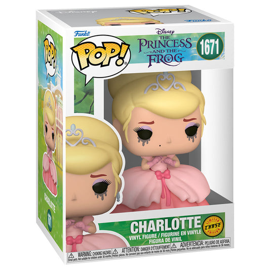 disney pop figure tiana and the frog charlotte chase