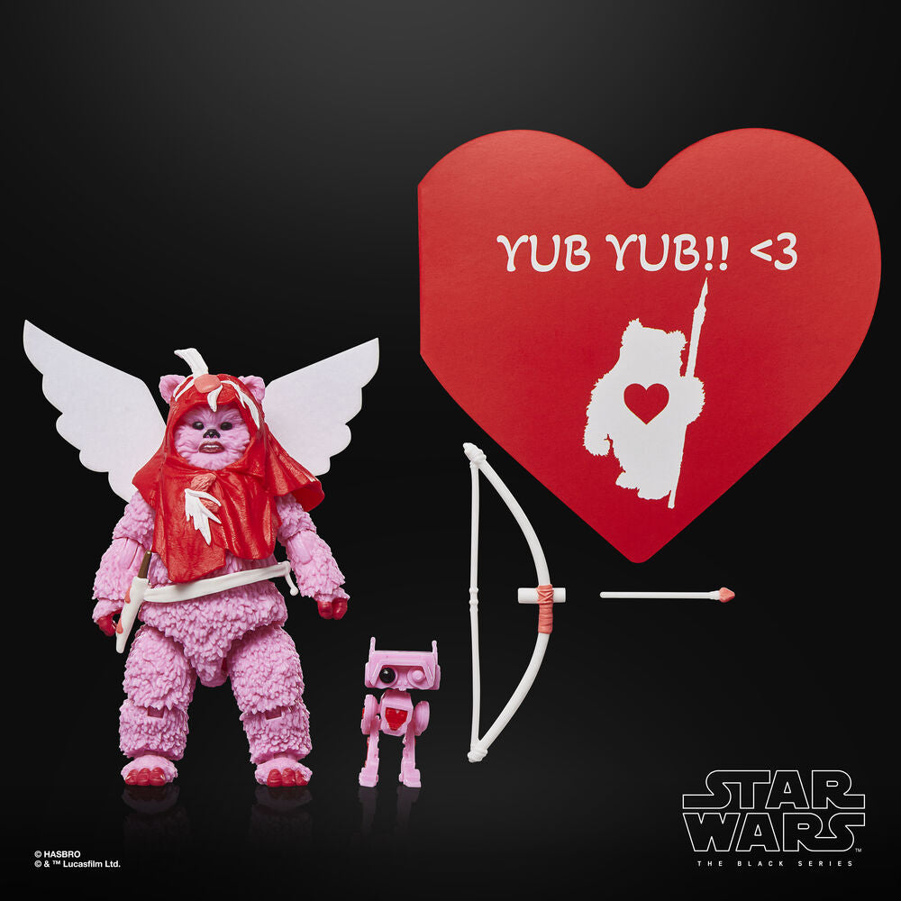 figure ewok valentine's day edition star wars 15cm
