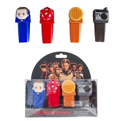 set 4 stranger things highlighters