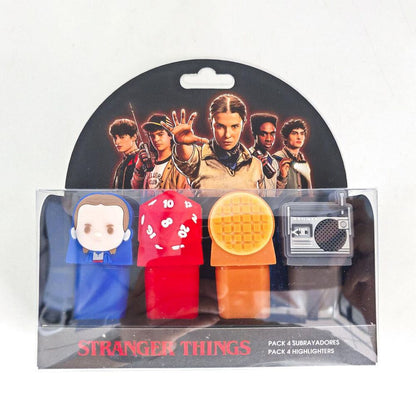 Set di 4 evidenziatori di Stranger Things