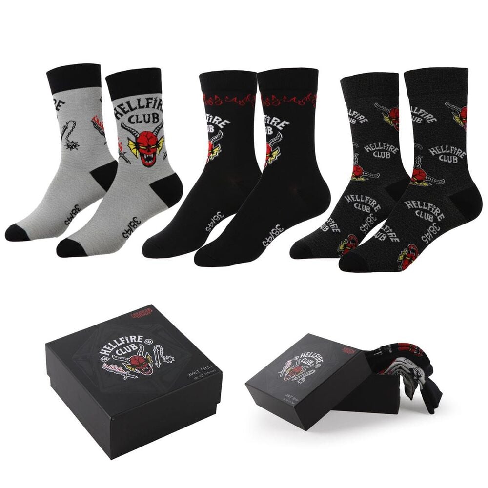 Set 3 Adult Stranger Things Socks