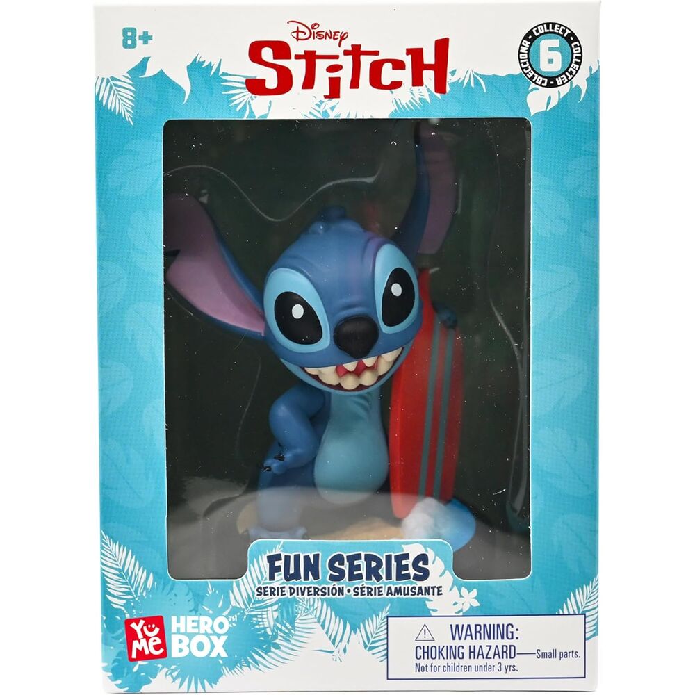 Figure Stitch Surfer Hero Box Stitch Disney 8cm