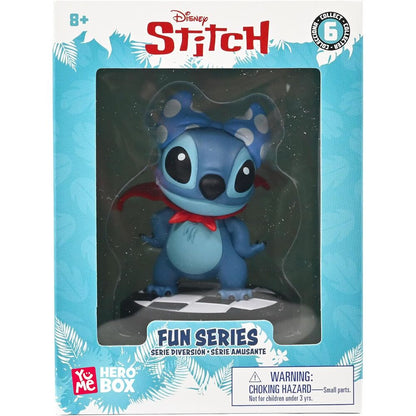 Figura Stitch Superhéroe Caja de Héroes Stitch Disney 8cm
