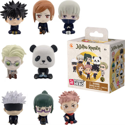 surprise bobble head jujutsu kaisen figure 6cm assorted