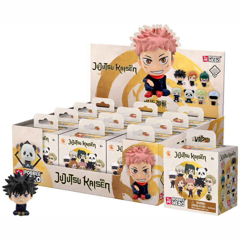 Figura sorpresa cabezona de Jujutsu Kaisen de 6 cm surtido