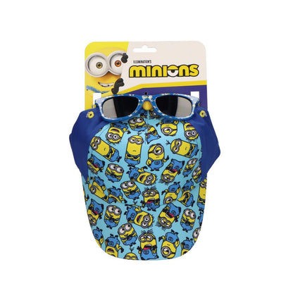 minions hat and sunglasses set