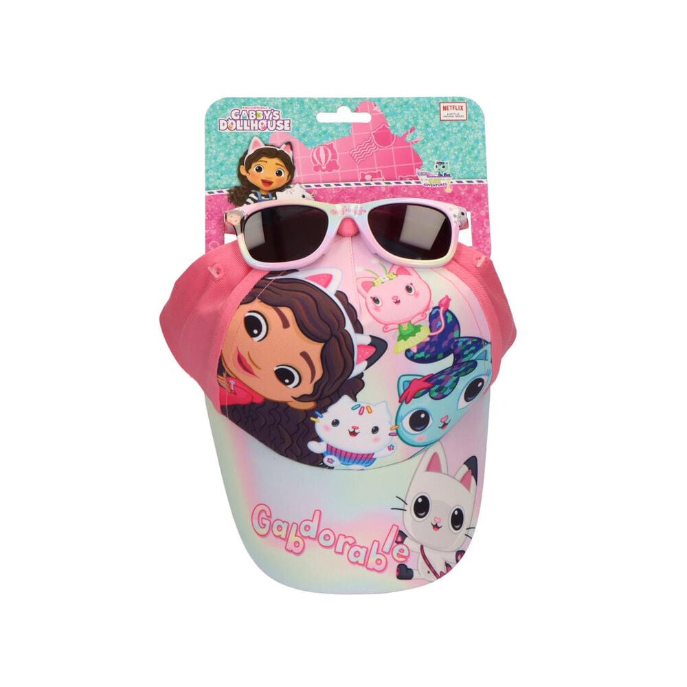 Gabby's Dollhouse hat and sunglasses set