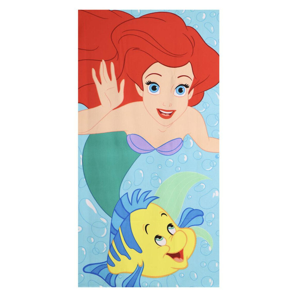 disney's little mermaid ariel microfiber towel