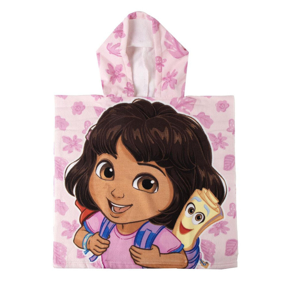 dora the explorer microfiber towel poncho