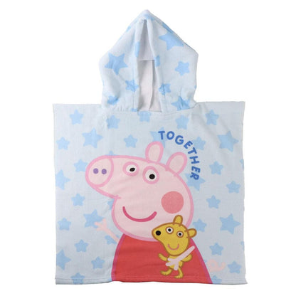 Peppa Pig microfiber poncho towel