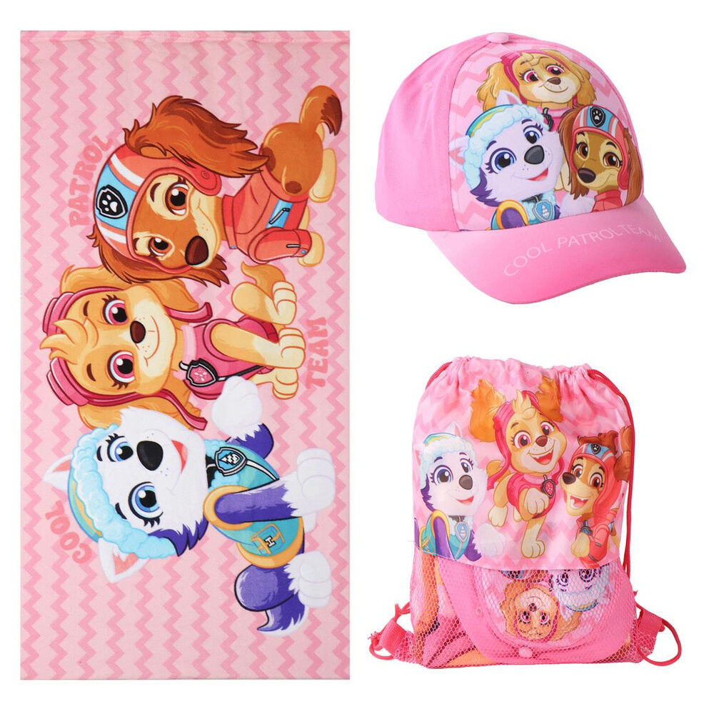 Paw Patrol towel and hat set