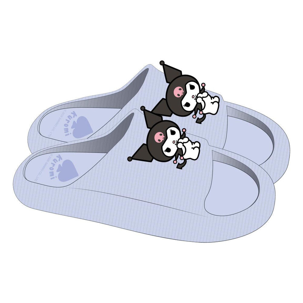 kuromi hello kitty flip flops