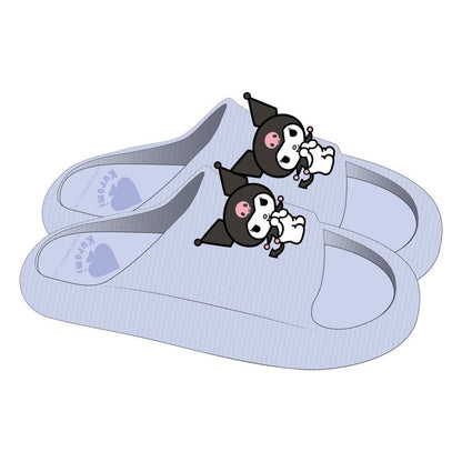 kuromi hello kitty flip flops