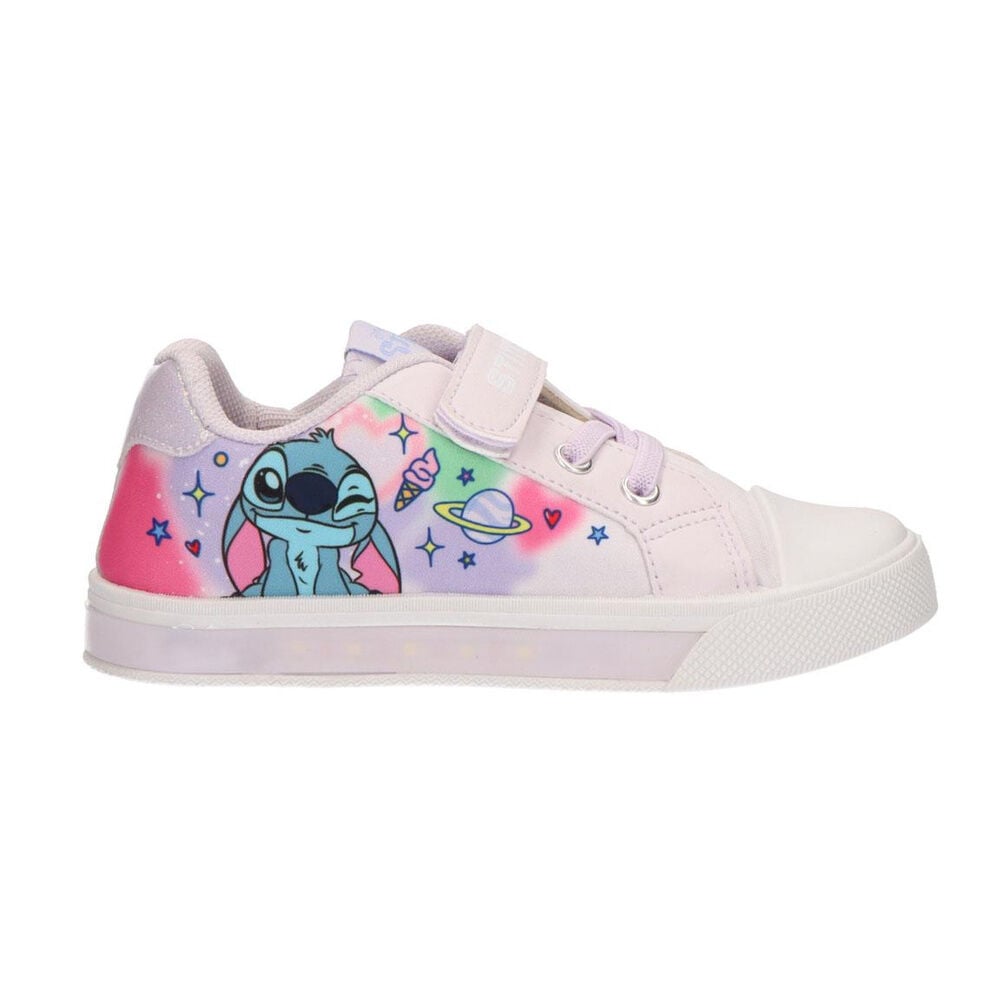 Stitch Disney light-up canvas sneakers