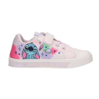 Stitch Disney light-up canvas sneakers