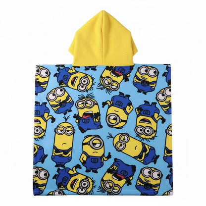 Ręcznik ponczo z mikrofibry Minionki