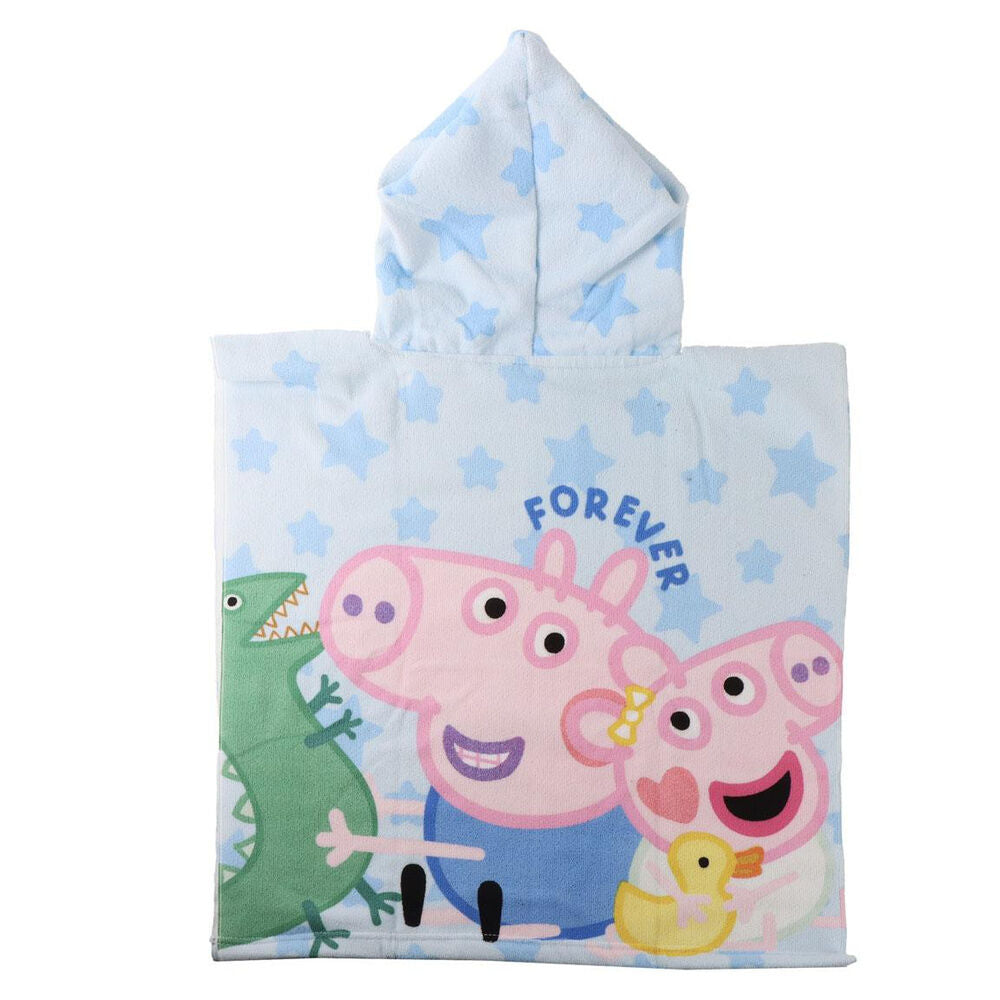 Peppa Pig microfiber poncho towel