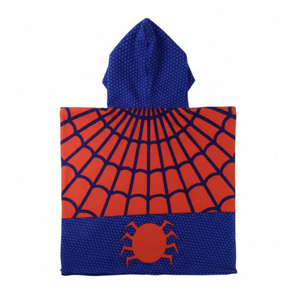 Spiderman Marvel microfiber poncho towel