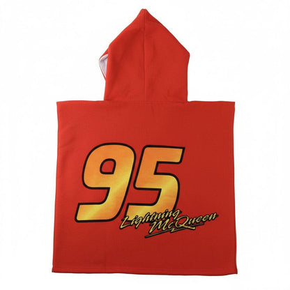 disney cars microfiber towel poncho