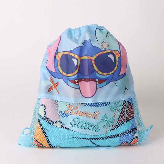 Set composto da asciugamano sacco a pelo e cappellino di Stitch della Disney