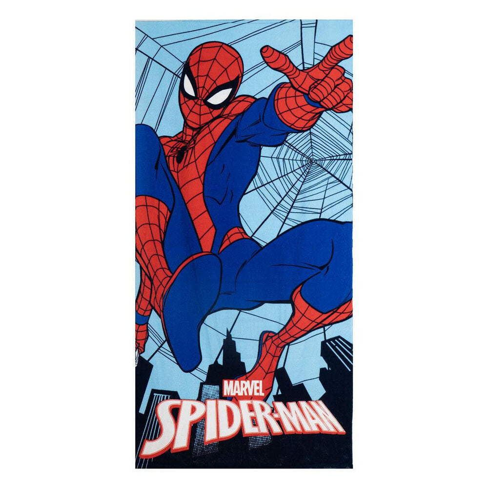 marvel spiderman towel  swimming goggles set