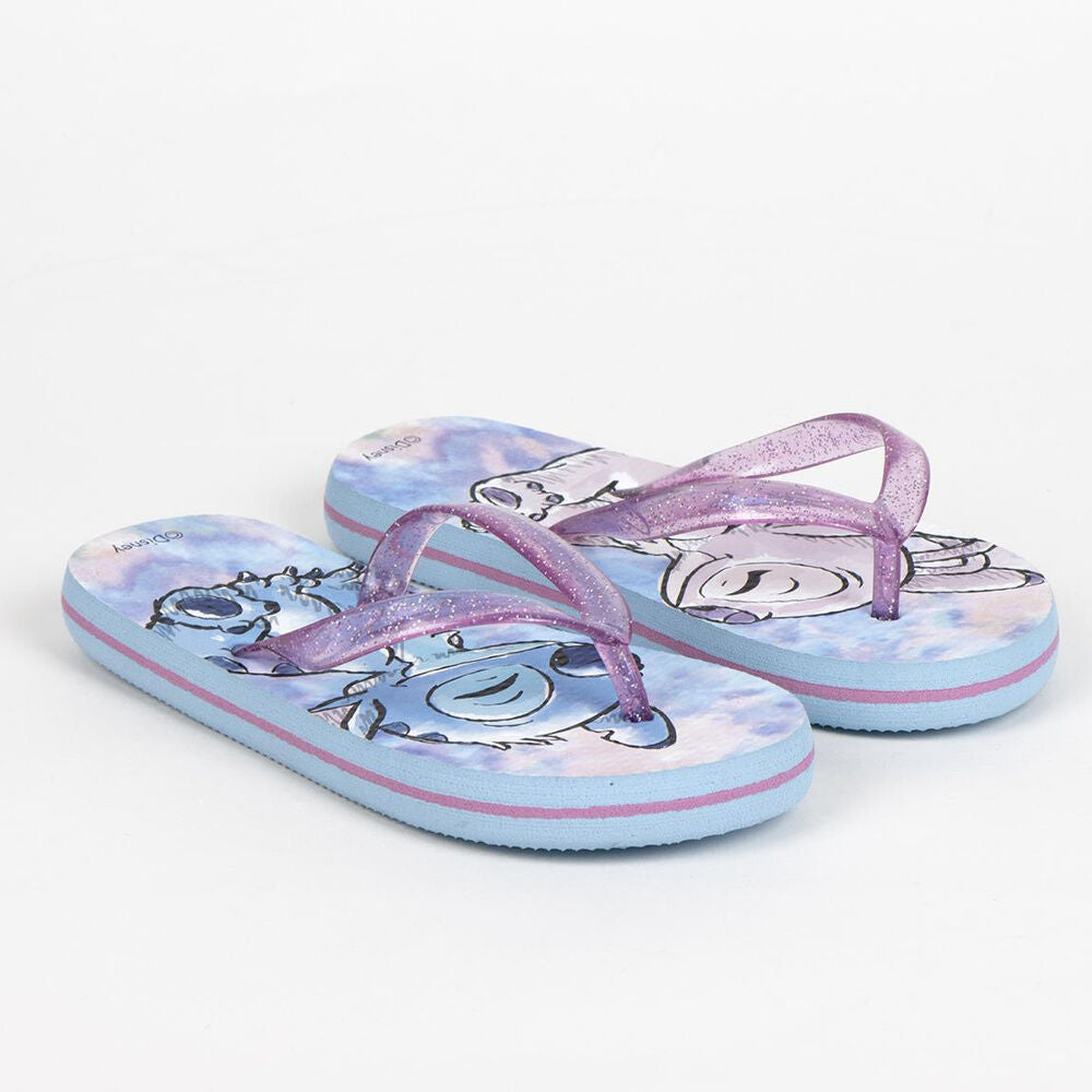 premium disney stitch flip flops
