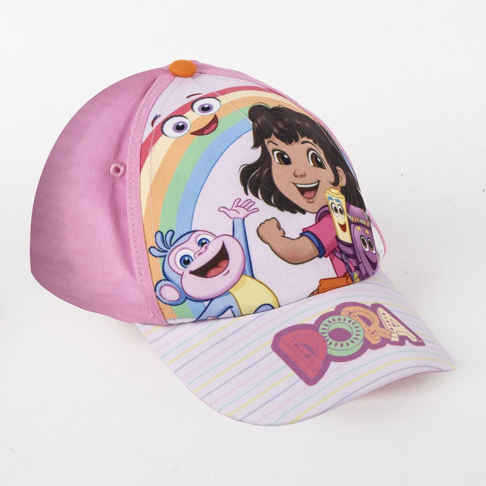 Dora the Explorer towel, sleeping bag, and hat set