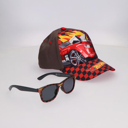 Conjunto de boné e óculos de sol Hot Wheels