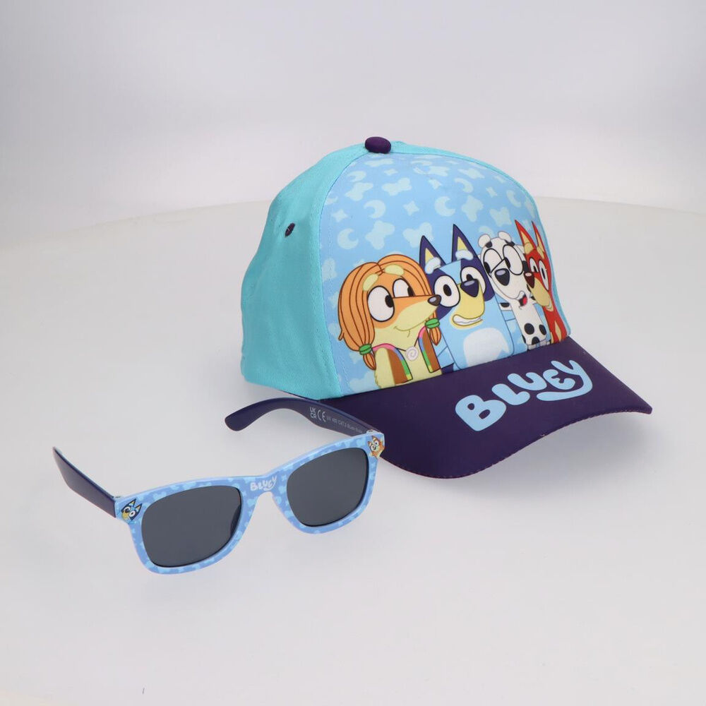 Bluey hat and sunglasses set