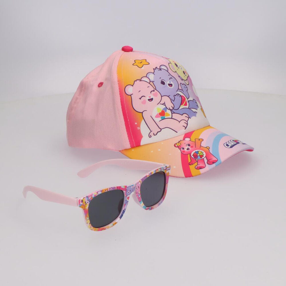 Care Bears hat and sunglasses set