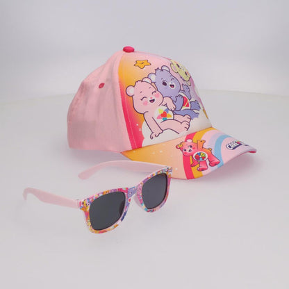 Care Bears hat and sunglasses set