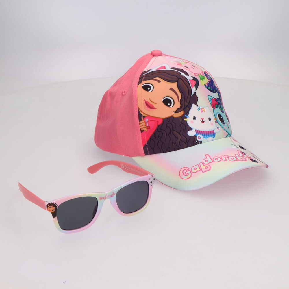 Gabby's Dollhouse hat and sunglasses set