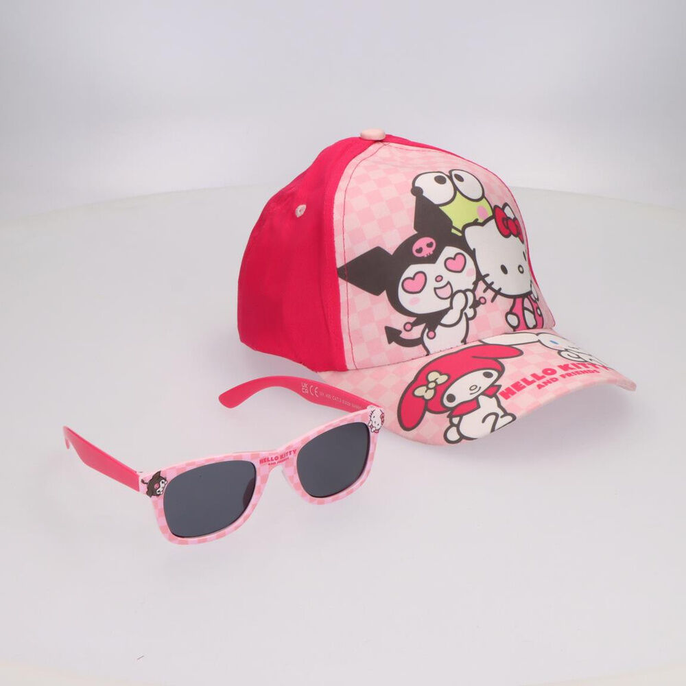 Set composto da cappellino e occhiali da sole di Hello Kitty e amici